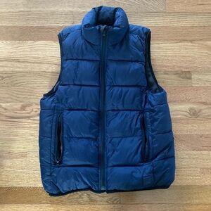 Gap Kids Blue Puffer Vest Sz Large